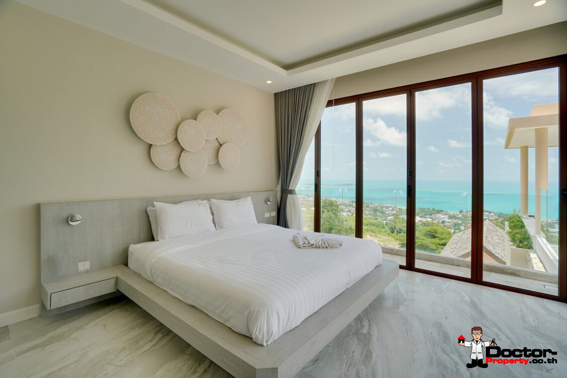 Luxury 3 Bedroom Pool Villa with Sea View in Chaweng Noi, Koh Samui – For Sale